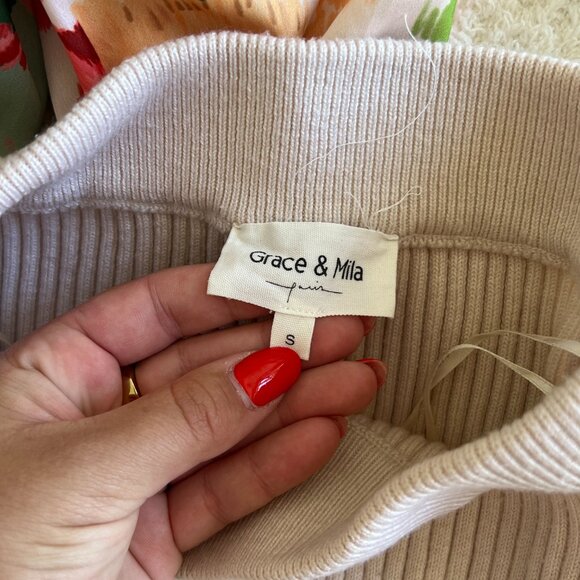 Grace and Mila beige skirt / amazing quality and fabric! - Picture 2 of 3